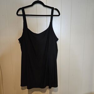 Swimdress With Molded Cups Support, Plus-Size 26W, Beach Summer Pool